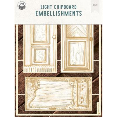 Piatek13 The Garden Of Books Die Cuts - Chipboard drei Türen